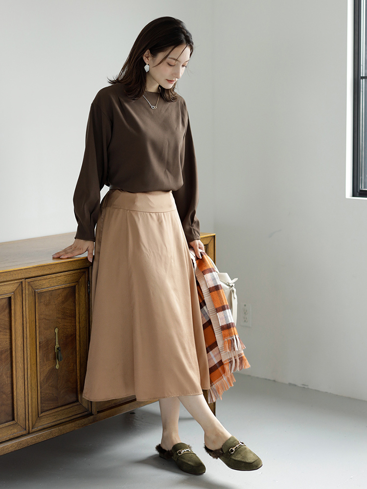 こっくりブラウン系ベースのスカートセット | ラインナップ | ファッションレンタル【EDIST. CLOSET】
