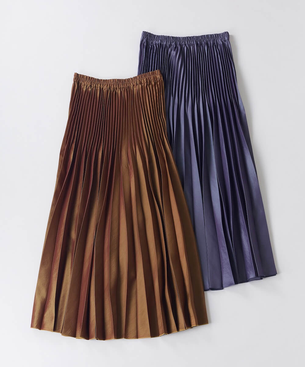 【Made in JAPAN】シャンブレープリーツスカート | WEBストア | ファッションレンタル【EDIST. CLOSET】