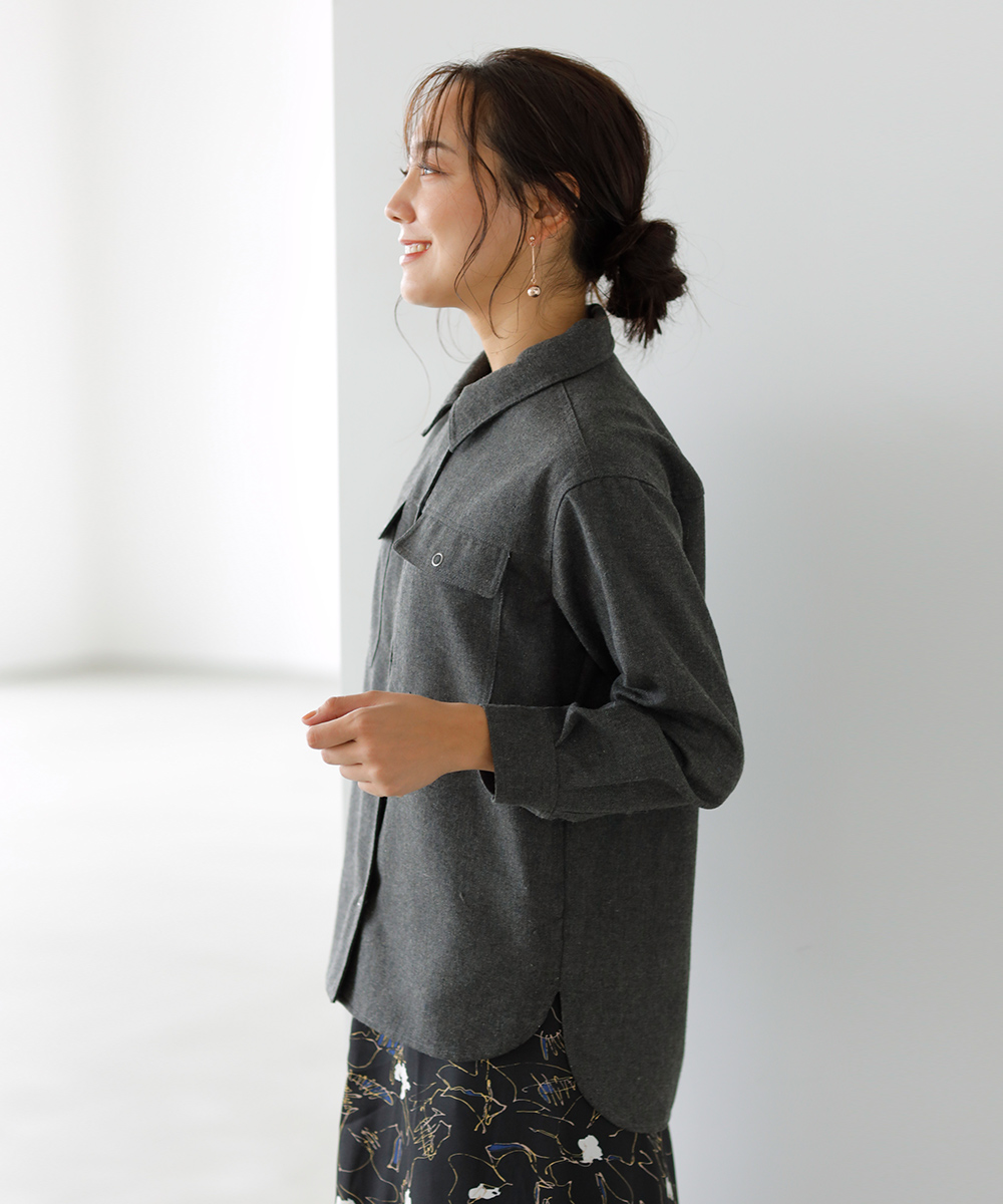 ★10％OFF★ポケットデザインシャツジャケット | WEBストア | ファッションレンタル【EDIST. CLOSET】