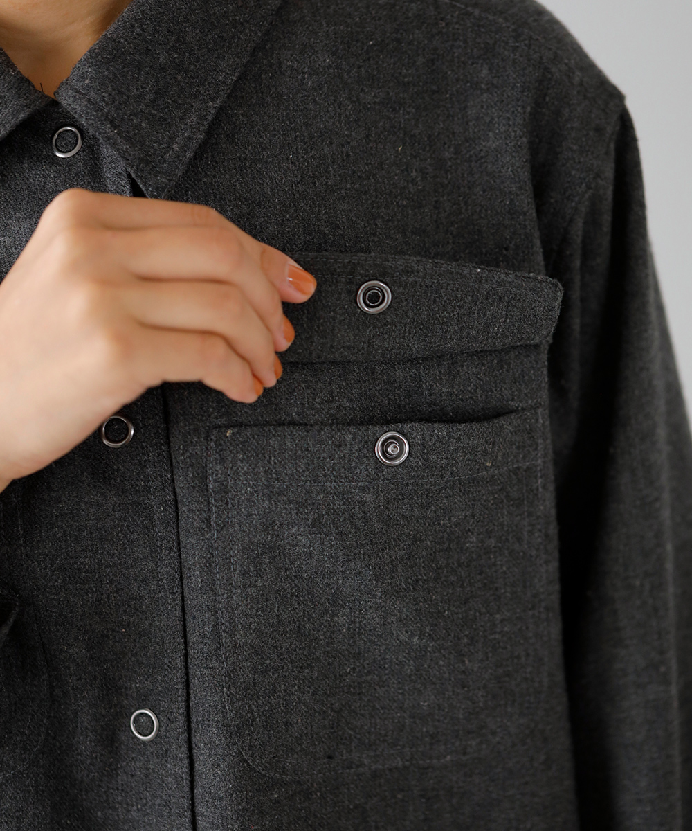 ★10％OFF★ポケットデザインシャツジャケット | WEBストア | ファッションレンタル【EDIST. CLOSET】