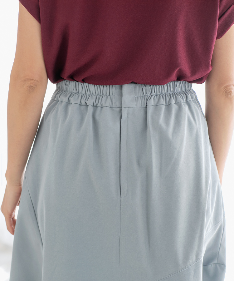 グレイッシュブルーアシメトリースカート | WEBストア | ファッションレンタル【EDIST. CLOSET】